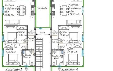 PREDAJ – 6 moderných apartmánov, projekt "RAŽANAC" – CHORVÁTSKO